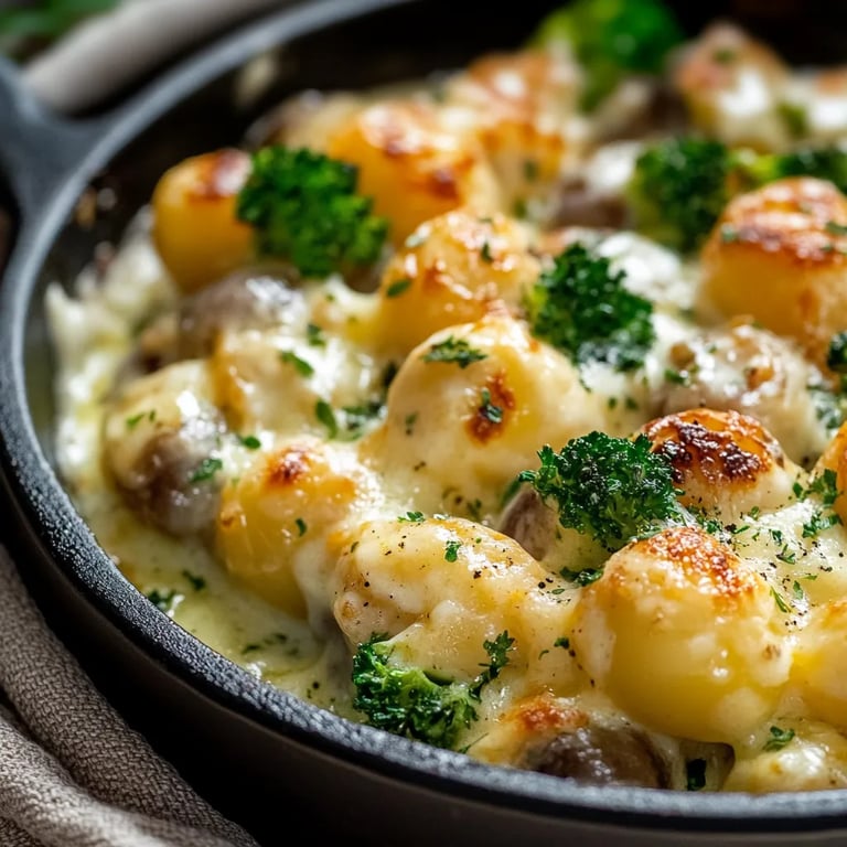 Cremige Brokkoli-Kartoffeln