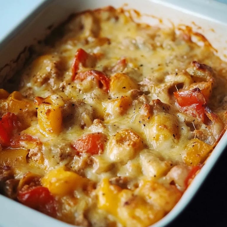 Kyckling med paprika och färskost: Ett fantastiskt ultimata recept