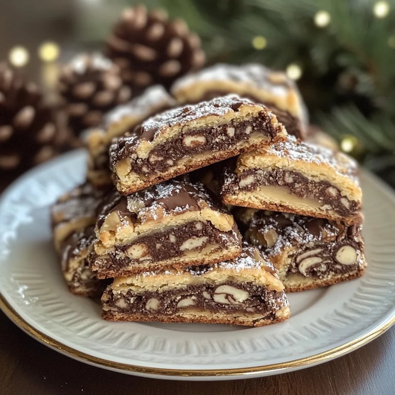 Baumstamm-Plätzchen