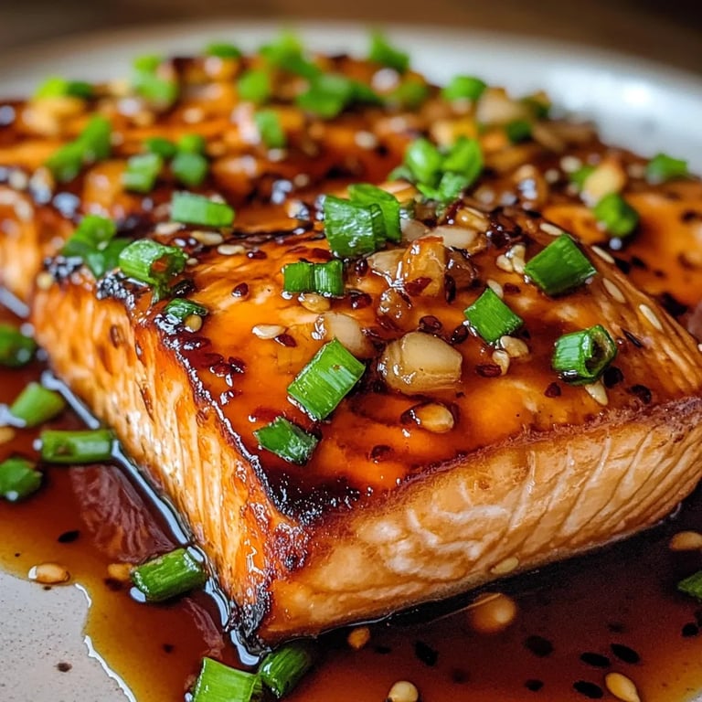 Perfectly Crispy Honey Garlic Salmon