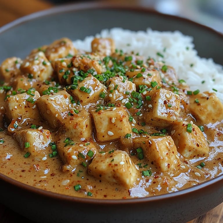 Tofu con Cacahuate y Arroz de Coco: Una Increíble Receta Última