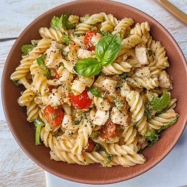 Salada de Massa Fusilli com Frango: Uma Receita Incrível e Essencial