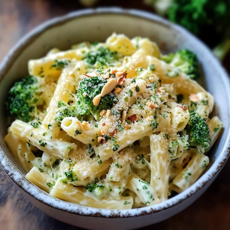 Cremige Nudeln mit Brokkoli
