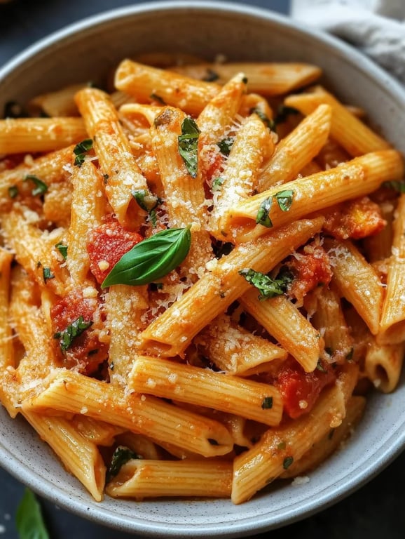 Vegane Pasta aus einem Topf