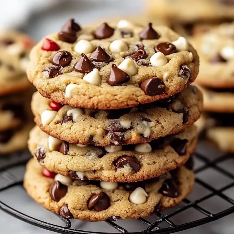 Easy Winter Wonderland Chocolate Chip Cookies