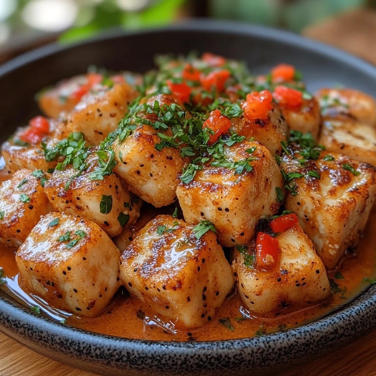 Pica Tofu with Spicy & Creamy Sauce: An Amazing Ultimate Recipe