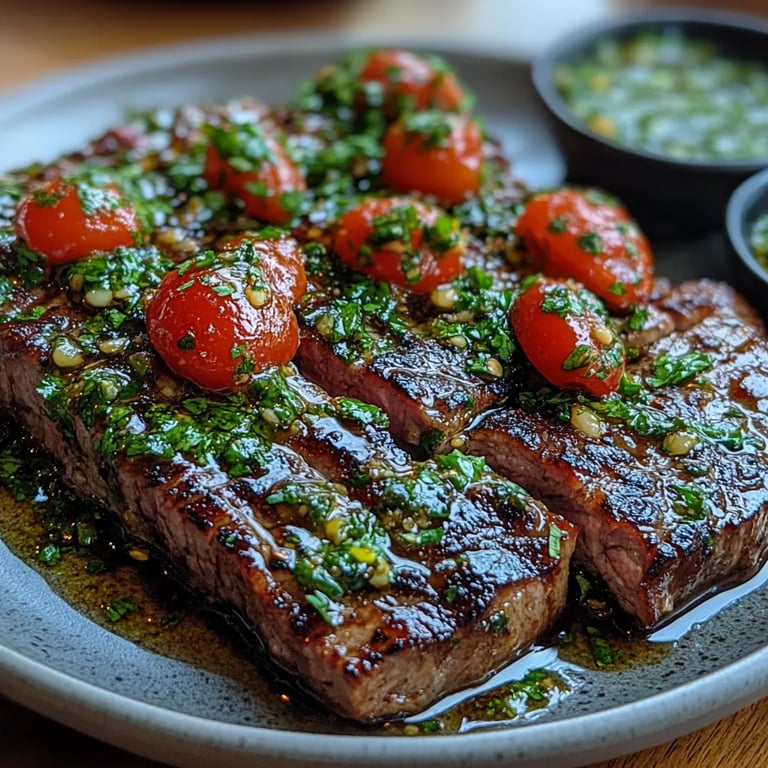 Filete con Chimichurri: Una Increíble Receta Esencial