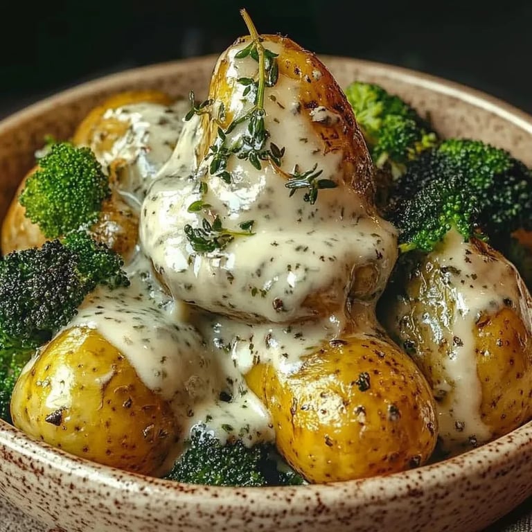 Rosenkohl in Frischkäse-Senfsauce