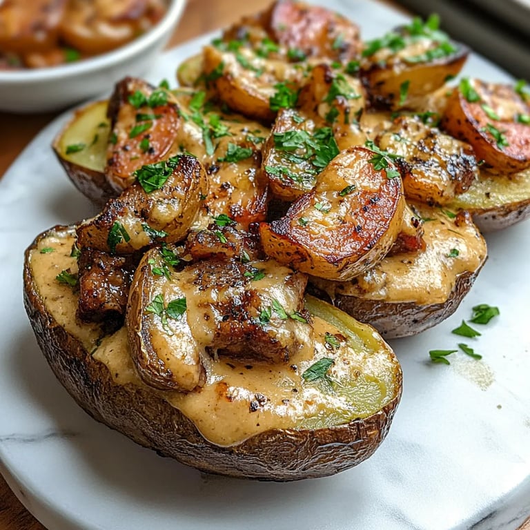 Loaded Baked Potato w/ Steak Bites: An Incredible Ultimate Recipe