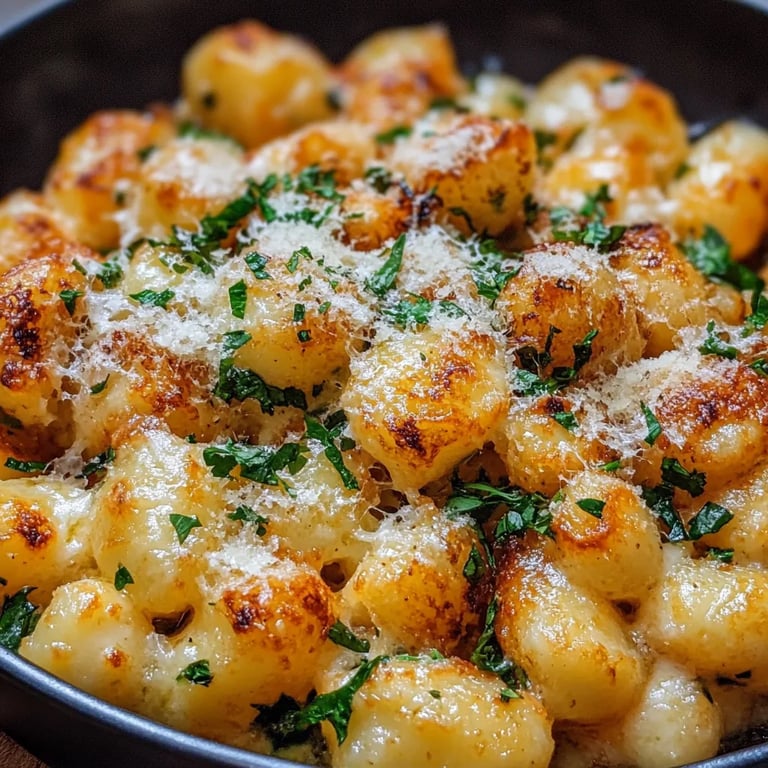 Die besten gebratenen Käse-Brokkoli-Gnocchi