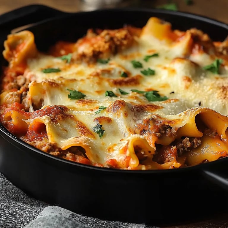 Pfannen-Lasagne