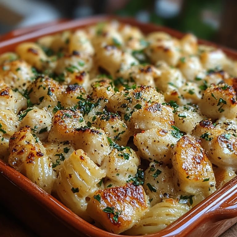 Pasta al horno con pollo y limón: Una Receta Increíble y Esencial