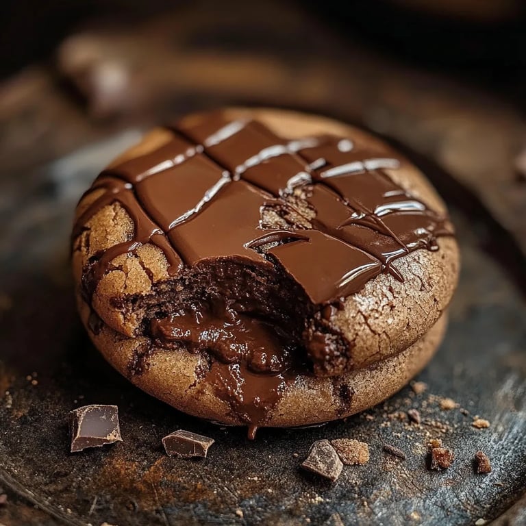 Extra dicke Schokoladenkekse im Bäckerei-Stil
