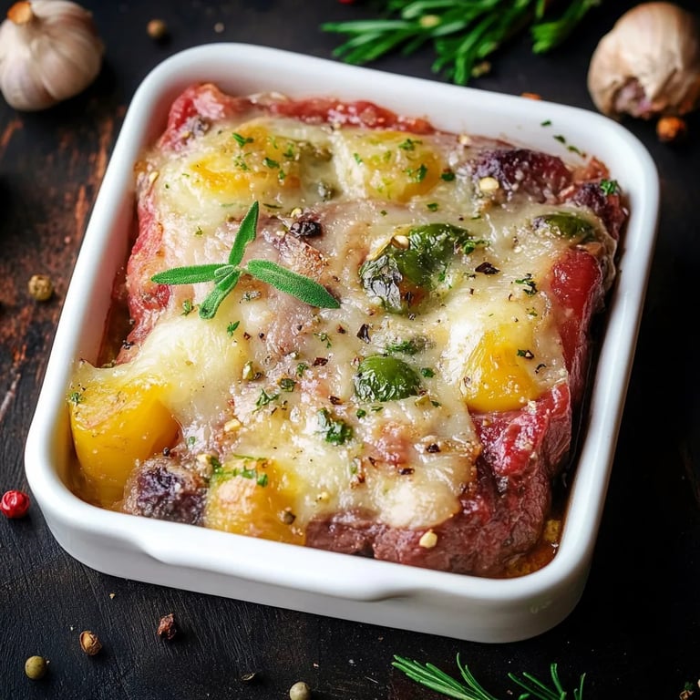 Rosenkohl-Hackfleisch-Auflauf