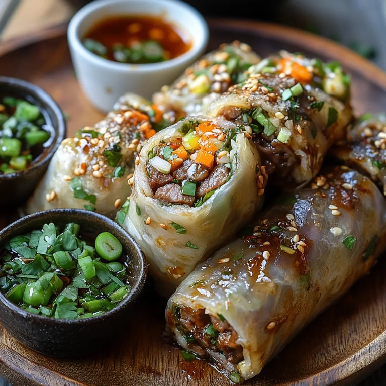 20 Minute Thai Basil Beef Rolls: An Incredible Essential Recipe