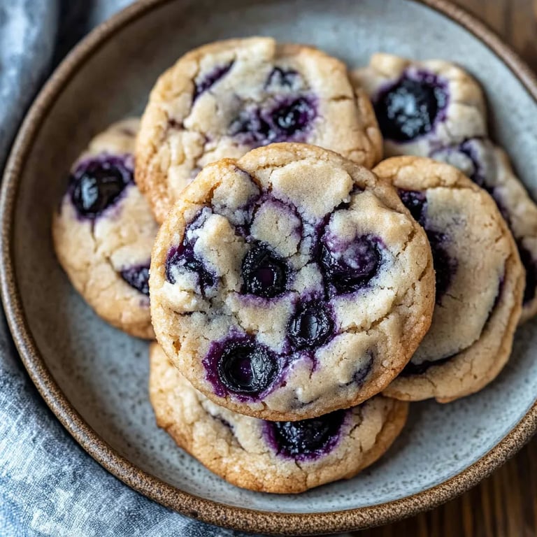 Blueberry Cheesecake Cookies