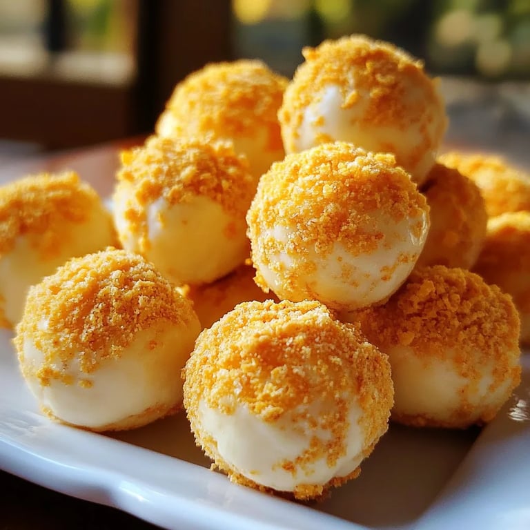 Easy No Bake Pumpkin Cheesecake Balls Recipe