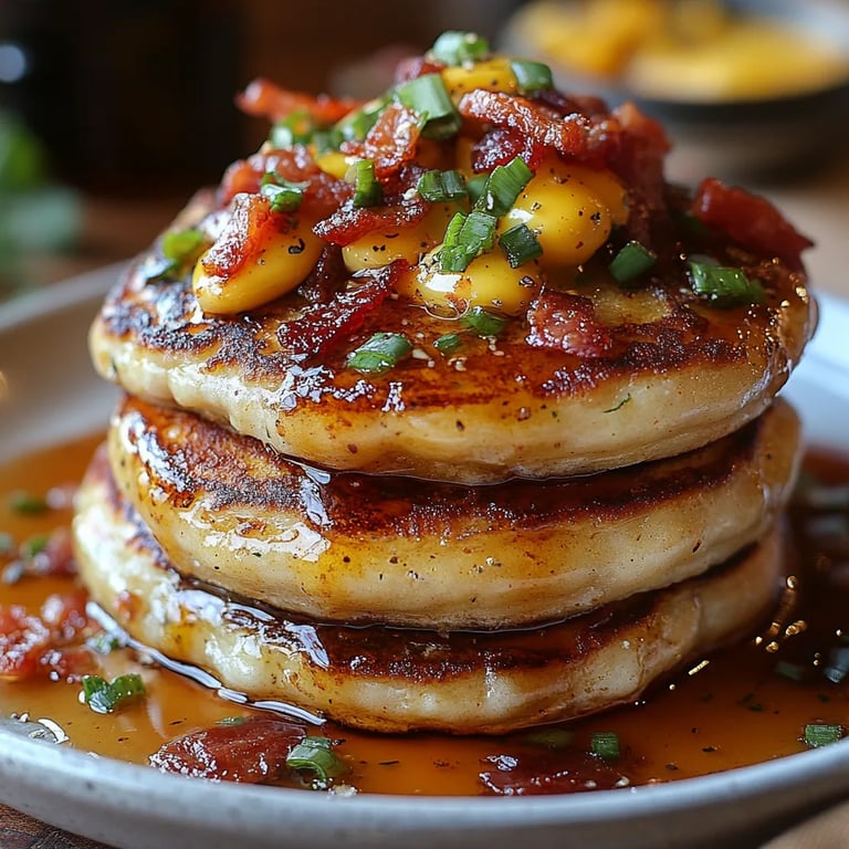 Jalapeño-Cheddar-Maispfannkuchen mit Speck: Ein Unglaubliches Ultimatives Rezept