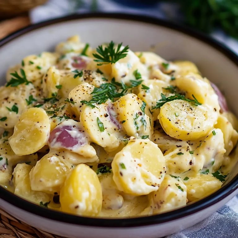 Kartoffelsalat mit Mayonnaise