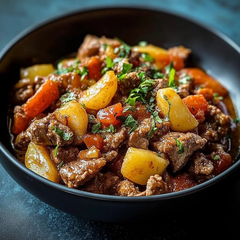 Low Carb Paprikapfanne mit Hackfleisch