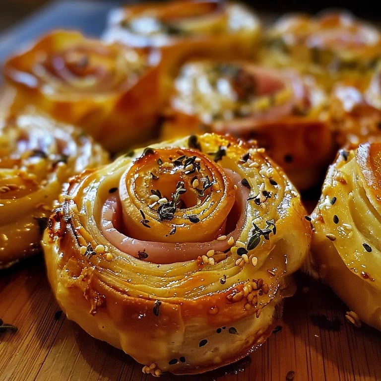 Ham and Cheese Pinwheels