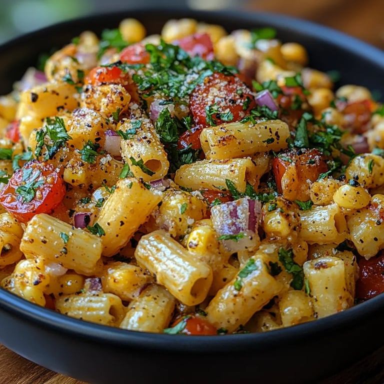Salade de pâtes saine au maïs de rue : Une Recette Incroyable Ultime