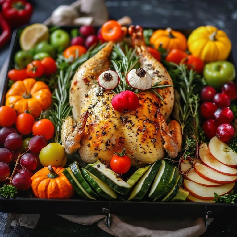 Adorable Turkey Veggie Tray