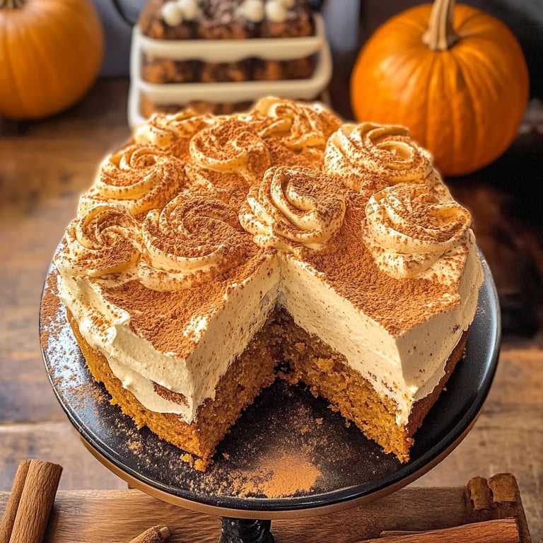 Pumpkin Spice Latte Cake