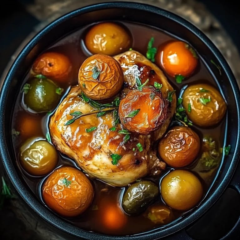 Rosenkohleintopf mit Hackbällchen