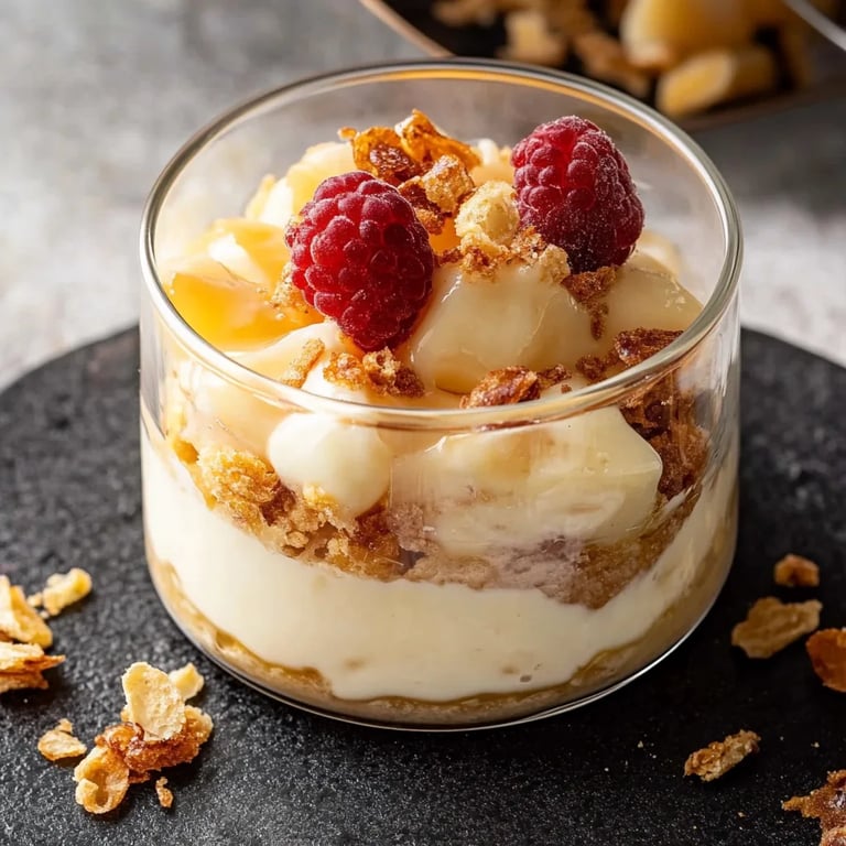 Bienenstich-Dessert im Glas