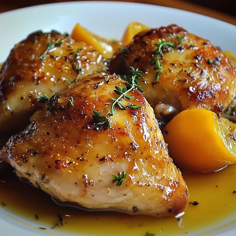 Pechuga de Pollo con Miel y Mostaza a la Naranja: Una Receta Increíble