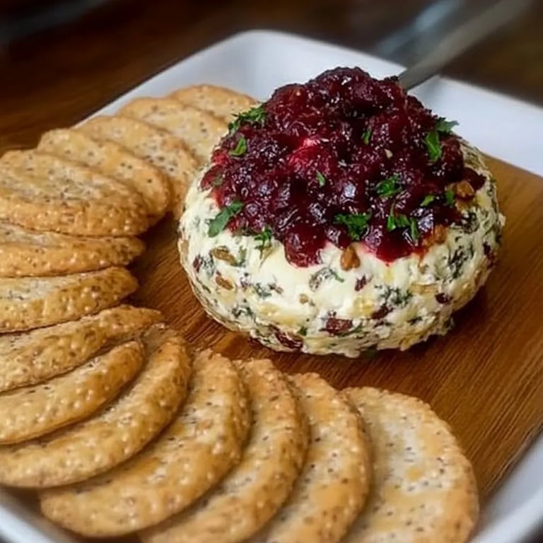 Cranberry Brie Käse Vorspeise