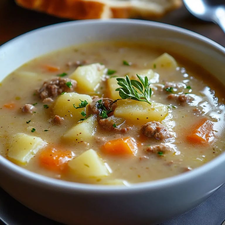 Creamy Potato & Hamburger Soup: An Incredible Ultimate Recipe
