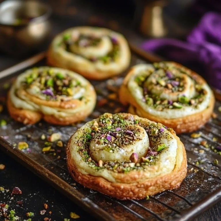 Spritzgebäck mit Pistazien