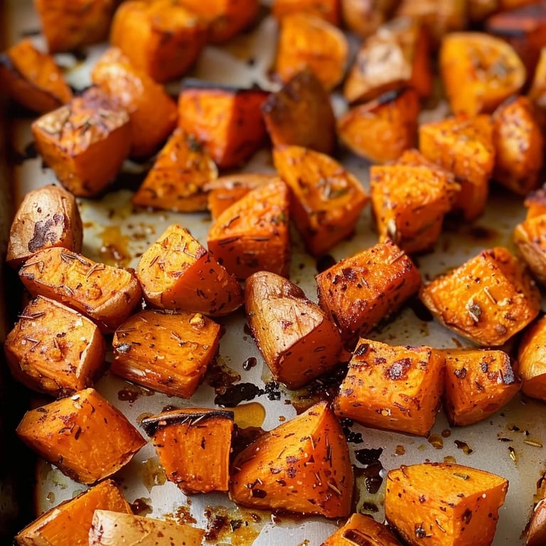 Crispy Roasted Sweet Potatoes