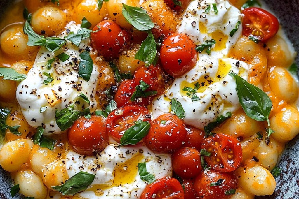 Cremige Tomaten-Gnocchi mit Burrata: Ein Unglaubliches Ultimatives Rezept