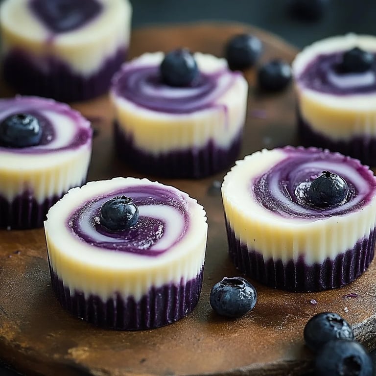 Blueberry Swirl Yogurt Bites