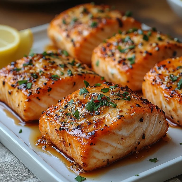 <p>Bocados de Salmón Keto con Miel y Ajo en Freidora de Aire: Una Increíble Receta Última</p>