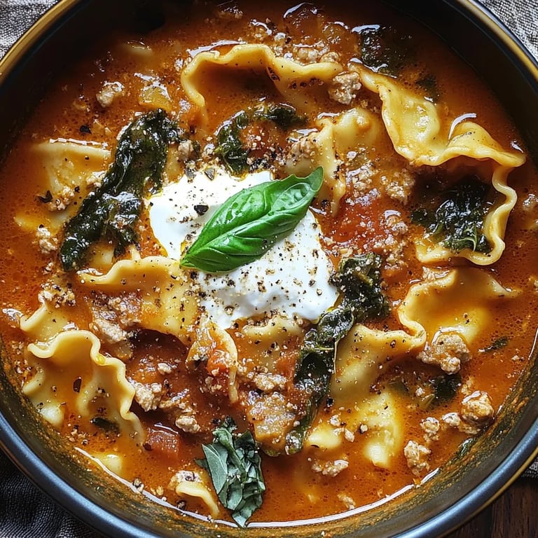 Best Ever One-Pot Lasagna Soup Recipe