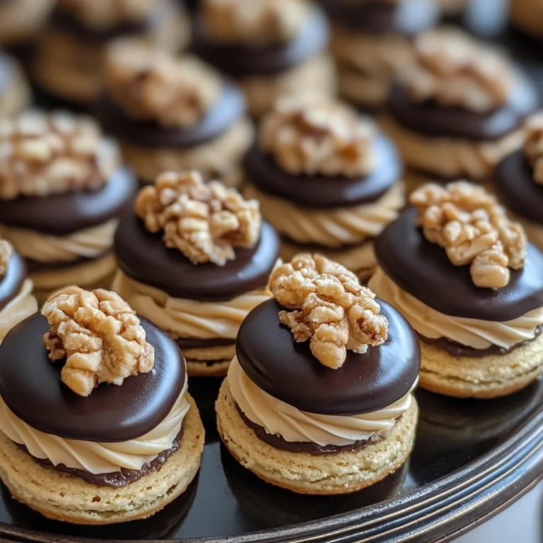 Omas Walnuss Marzipan Plätzchen