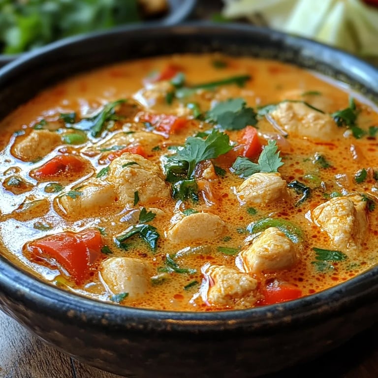 Curry Tailandês Vermelho com Frango: Uma Receita Incrível e Definitiva