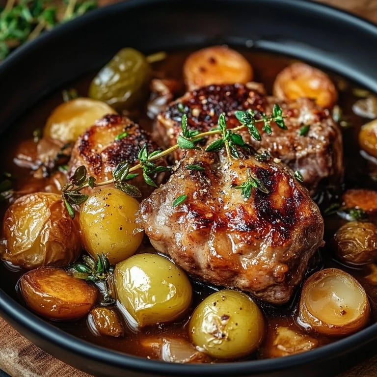 Rosenkohleintopf mit 400 g Gehacktes