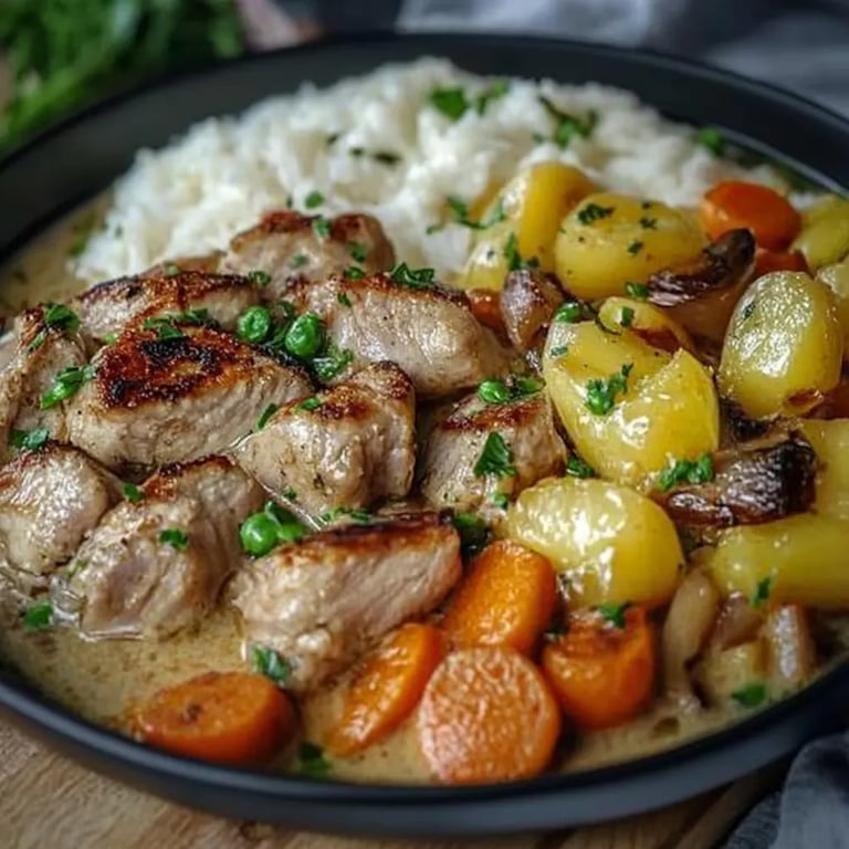 Hühnerfrikassee