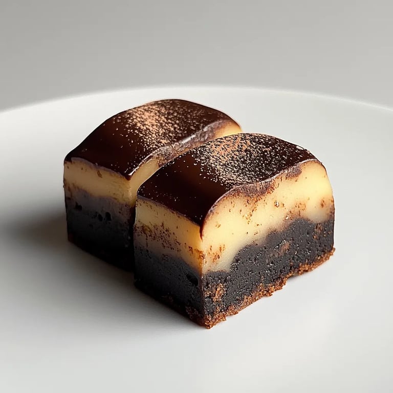 Fondant Marbré aux Deux Chocolats