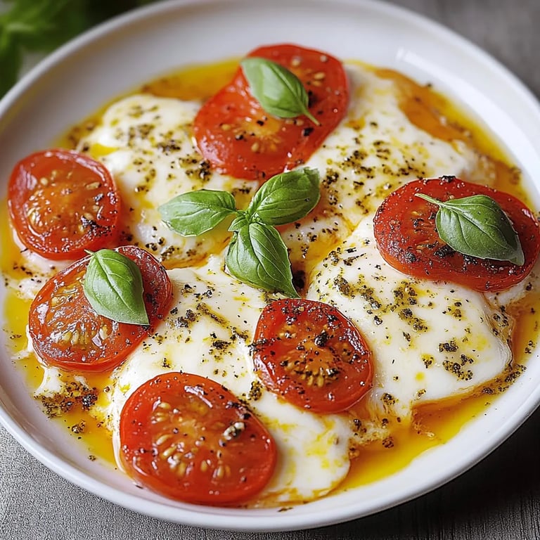 Schnelles Tomate-Mozzarella-Hähnchen
