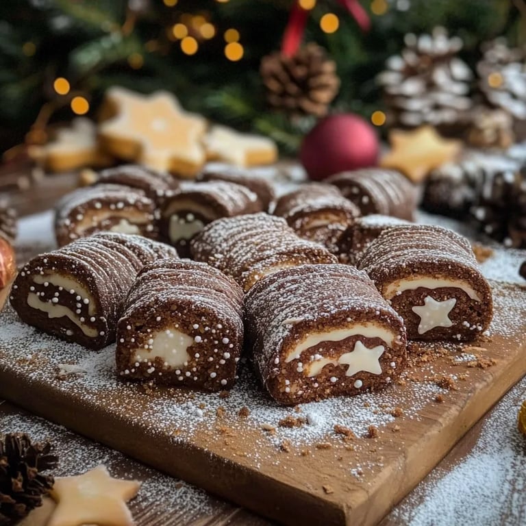 Baumstamm-Plätzchen