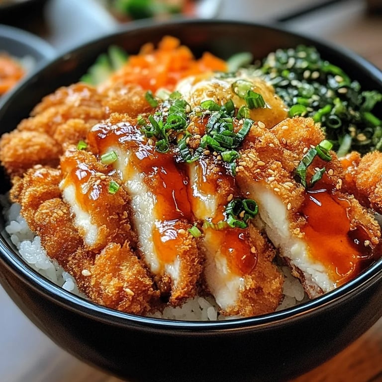 Crispy Chicken Katsu Bowls