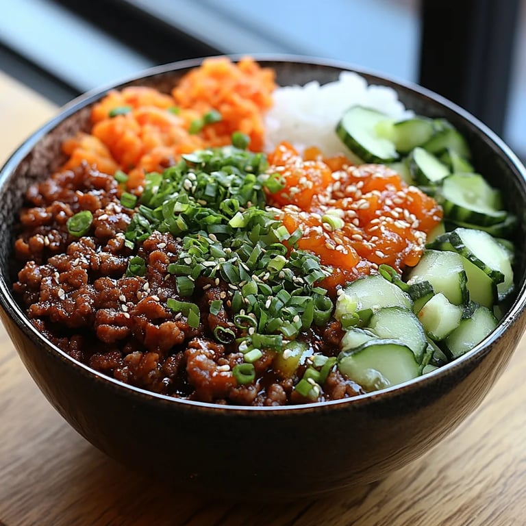 Bol coréen de bœuf haché : Une Recette Incroyable Ultime