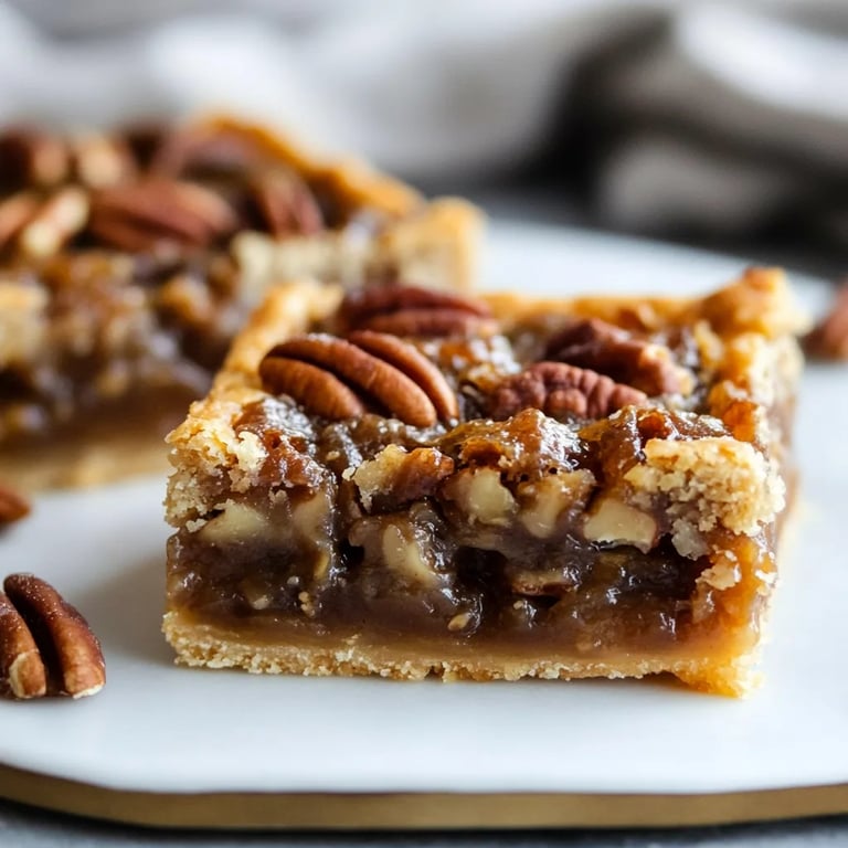 Easy Lazy Girl Pecan Pie Bars