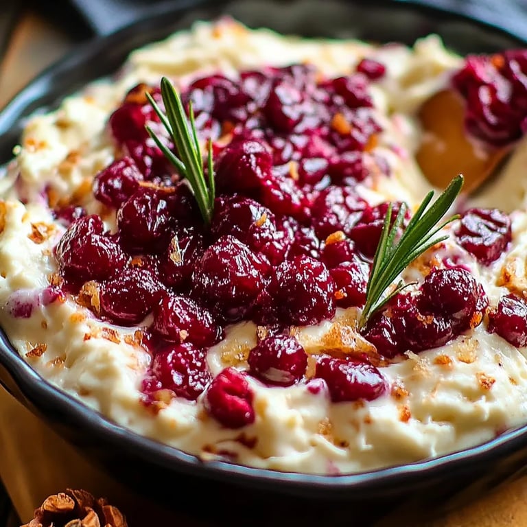 Creamy Cranberry Cream Cheese Dip With Sour Cream